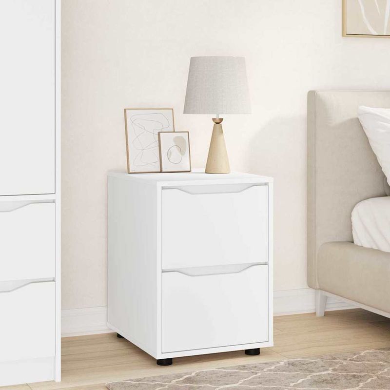 Casa si Gradina - Mobilier - Dulapuri si sifoniere - Dulapuri - Dulap de depozitare Alb 40 x 48 x 57 cm Lemn compozit - Infinity.ro