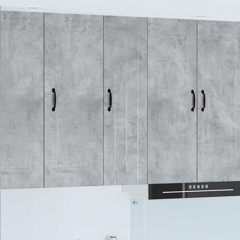 Casa si Gradina - Mobilier - Comode si corpuri - Corpuri bucatarie - Dulap de bucatarie Gri din beton 30 x 31 x 100 cm Lemn compozit - Infinity.ro