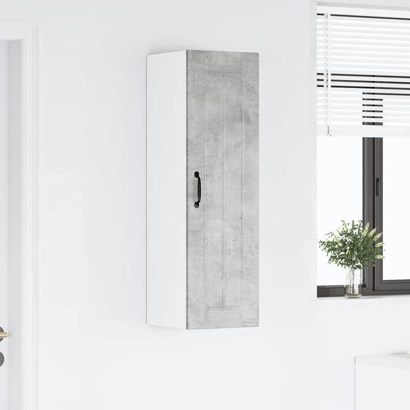 Casa si Gradina - Mobilier - Comode si corpuri - Corpuri bucatarie - Dulap de bucatarie Gri din beton 30 x 31 x 100 cm Lemn compozit - Infinity.ro