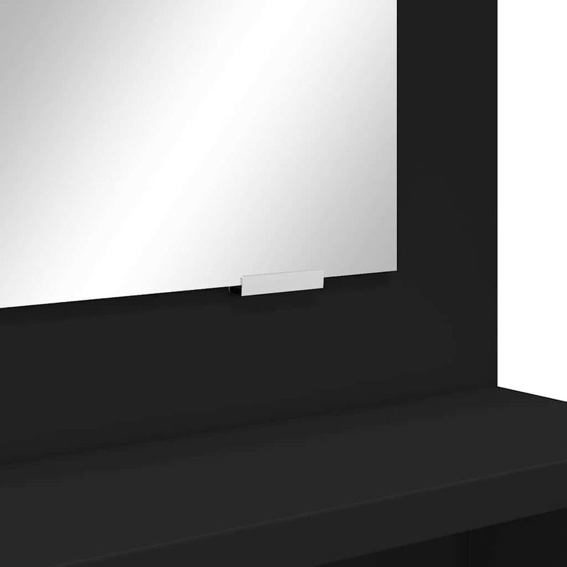 Casa si Gradina - Mobilier - Comode si corpuri - Masute de toaleta - Mese de toaleta pentru dormitor Negru 80 x 39,6 x 135 cm - Infinity.ro