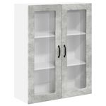 Casa si Gradina - Mobilier - Comode si corpuri - Corpuri bucatarie - Dulap suspendat de bucatarie Gri din beton 80 x 31 x 100 cm - Infinity.ro