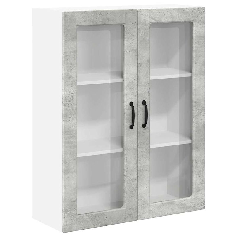 Casa si Gradina - Mobilier - Comode si corpuri - Corpuri bucatarie - Dulap suspendat de bucatarie Gri din beton 80 x 31 x 100 cm - Infinity.ro