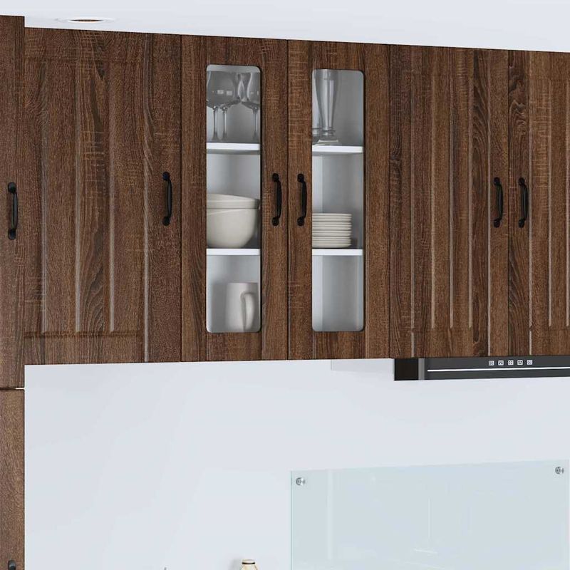 Casa si Gradina - Mobilier - Comode si corpuri - Corpuri bucatarie - Dulap de bucatarie Stejar inchis 60 x 31 x 80 cm Lemn compozit - Infinity.ro