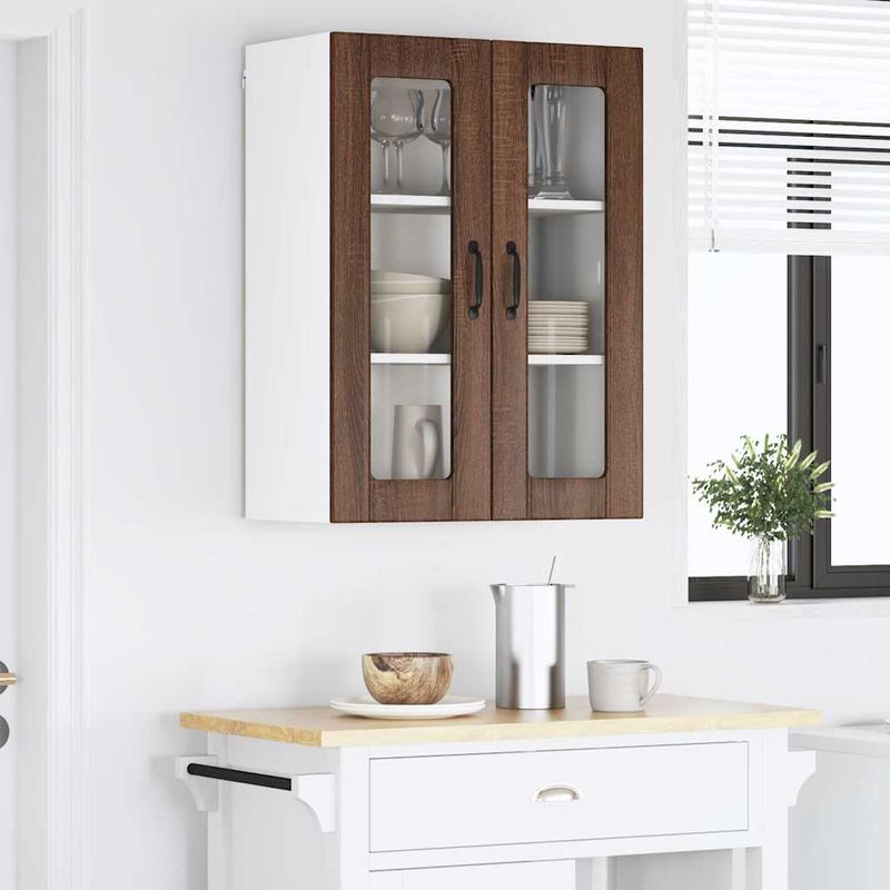 Casa si Gradina - Mobilier - Comode si corpuri - Corpuri bucatarie - Dulap de bucatarie Stejar inchis 60 x 31 x 80 cm Lemn compozit - Infinity.ro
