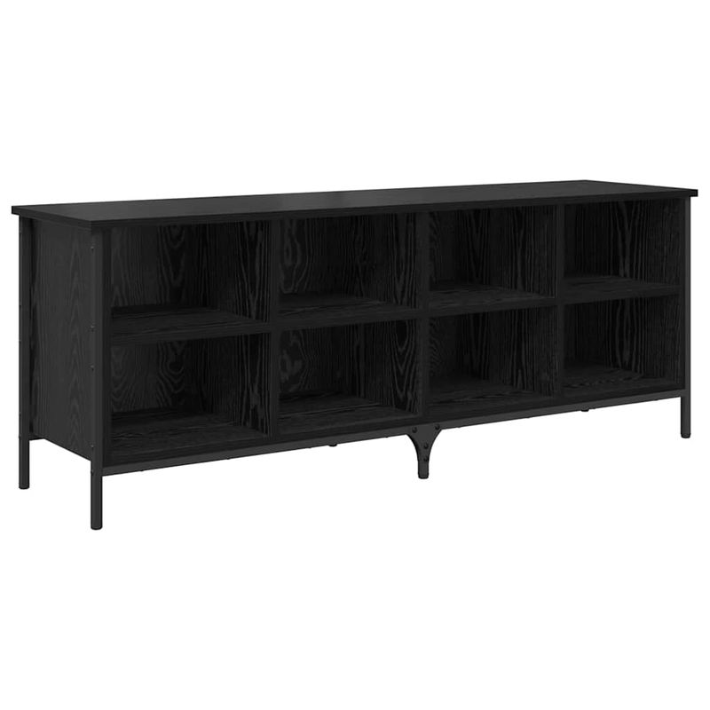Casa si Gradina - Mobilier - Organizare si depozitare - Organizator incaltaminte - Dulap pentru pantofi cu raft Stejar Negru 131 x 35 x 50 cm - Infinity.ro