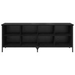 Casa si Gradina - Mobilier - Organizare si depozitare - Organizator incaltaminte - Dulap pentru pantofi cu raft Stejar Negru 131 x 35 x 50 cm - Infinity.ro