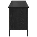 Casa si Gradina - Mobilier - Organizare si depozitare - Organizator incaltaminte - Dulap pentru pantofi cu raft Stejar Negru 131 x 35 x 50 cm - Infinity.ro