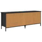 Casa si Gradina - Mobilier - Organizare si depozitare - Organizator incaltaminte - Dulap pentru pantofi cu raft Stejar Negru 131 x 35 x 50 cm - Infinity.ro