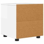 Casa si Gradina - Mobilier - Dulapuri si sifoniere - Dulapuri - Dulap de Baie Alb lucios 40,5 x 40 x 44 cm Lemn compozit - Infinity.ro