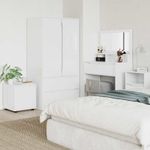 Casa si Gradina - Mobilier - Dulapuri si sifoniere - Dulapuri - Dulap de Baie Alb lucios 40,5 x 40 x 44 cm Lemn compozit - Infinity.ro