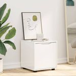 Casa si Gradina - Mobilier - Dulapuri si sifoniere - Dulapuri - Dulap de Baie Alb lucios 40,5 x 40 x 44 cm Lemn compozit - Infinity.ro