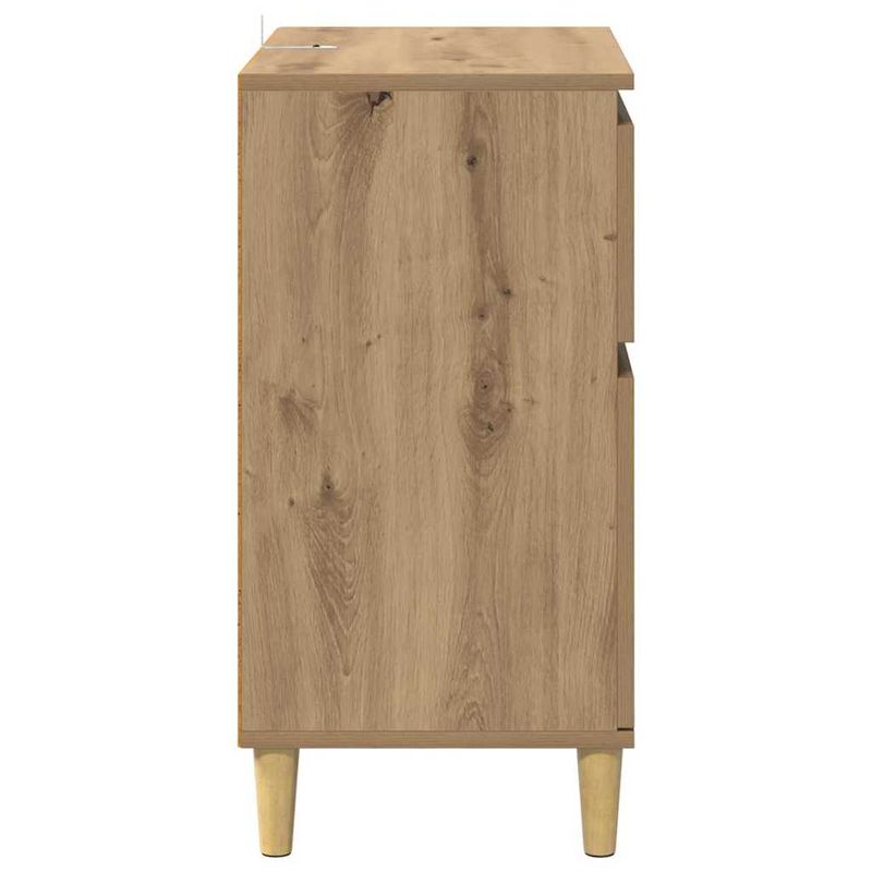 Casa si Gradina - Mobilier - Comode si corpuri - Comode - Bufet cu sertar Stejar Artizanal 60 x 35 x 70 cm Lemn compozit - Infinity.ro