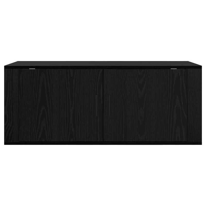 Casa si Gradina - Mobilier - Comode si corpuri - Comode - Dulap TV montat pe perete Stejar Negru 100 x 34,5 x 40 cm - Infinity.ro