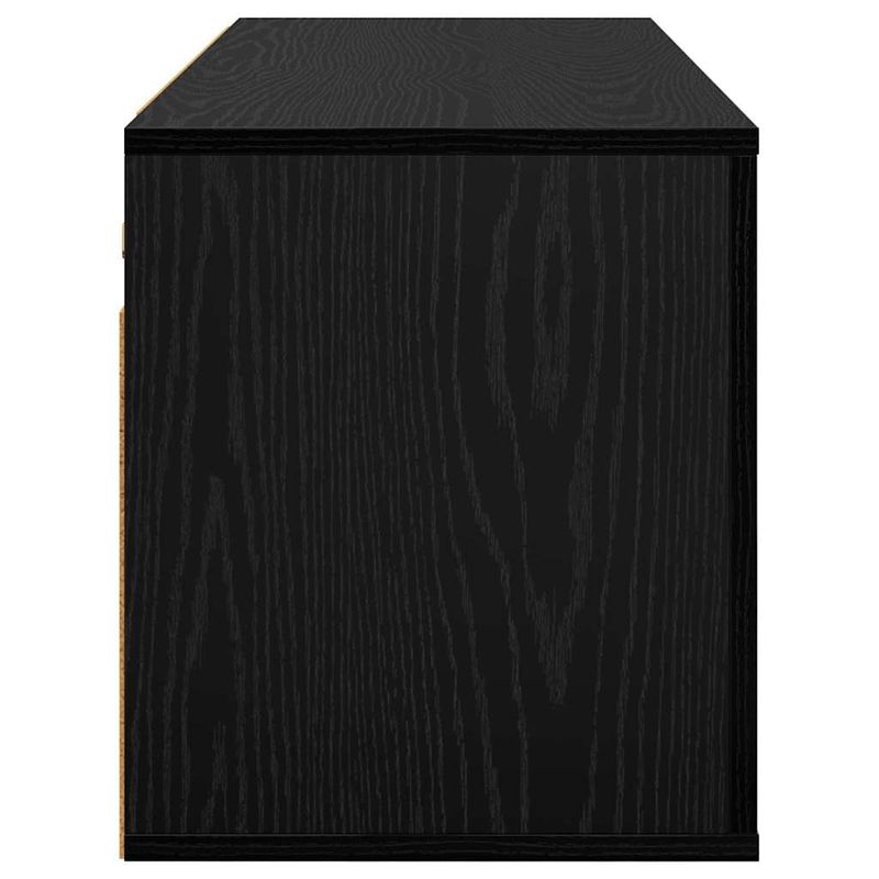 Casa si Gradina - Mobilier - Comode si corpuri - Comode - Dulap TV montat pe perete Stejar Negru 100 x 34,5 x 40 cm - Infinity.ro