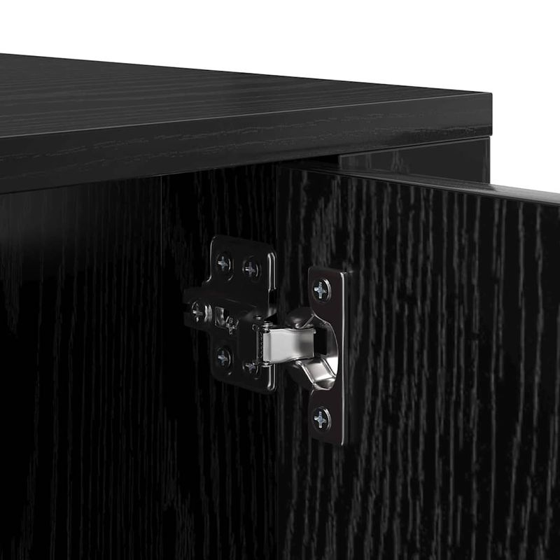 Casa si Gradina - Mobilier - Comode si corpuri - Comode - Dulap TV montat pe perete Stejar Negru 100 x 34,5 x 40 cm - Infinity.ro