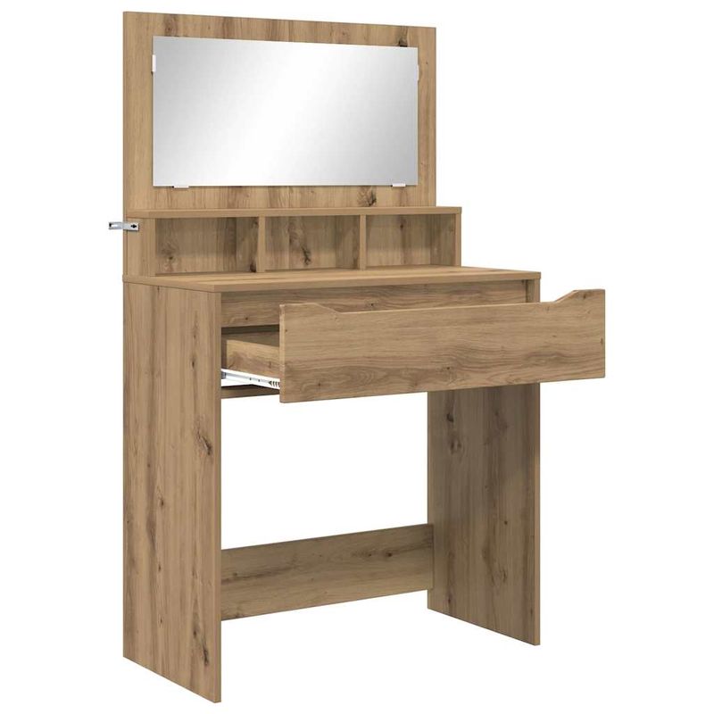 Casa si Gradina - Mobilier - Comode si corpuri - Masute de toaleta - Mese de toaleta pentru dormitor cu sertar Stejar Artizanal - Infinity.ro