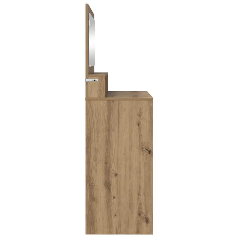 Casa si Gradina - Mobilier - Comode si corpuri - Masute de toaleta - Mese de toaleta pentru dormitor cu sertar Stejar Artizanal - Infinity.ro