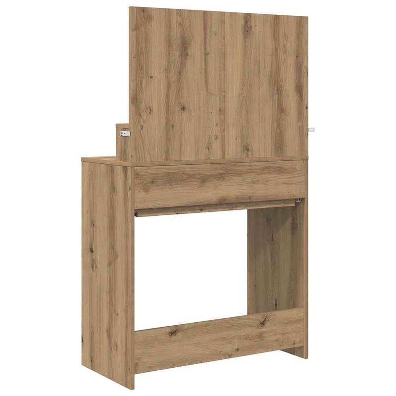Casa si Gradina - Mobilier - Comode si corpuri - Masute de toaleta - Mese de toaleta pentru dormitor cu sertar Stejar Artizanal - Infinity.ro