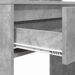 Casa si Gradina - Mobilier - Comode si corpuri - Masute de toaleta - Mese de toaleta pentru dormitor cu sertar Gri din beton - Infinity.ro