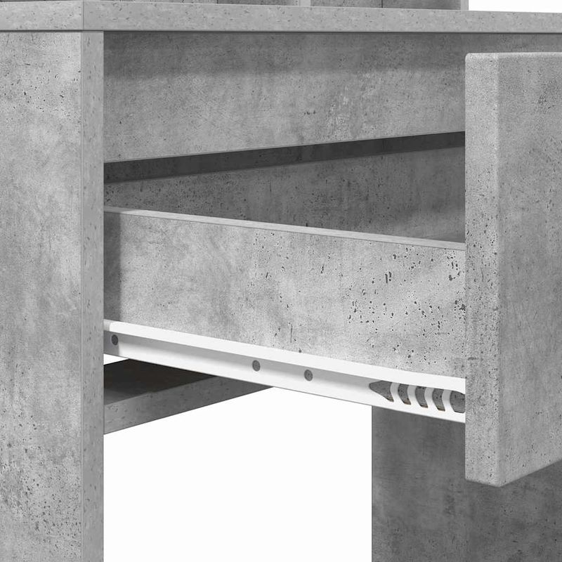 Casa si Gradina - Mobilier - Comode si corpuri - Masute de toaleta - Mese de toaleta pentru dormitor cu sertar Gri din beton - Infinity.ro