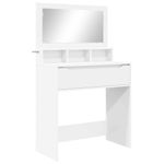 Casa si Gradina - Mobilier - Comode si corpuri - Masute de toaleta - Mese de toaleta pentru dormitor Alb 80 x 39,6 x 135 cm - Infinity.ro