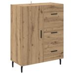Casa si Gradina - Mobilier - Comode si corpuri - Comode - Bufet cu sertar Stejar Artizanal 69,5 x 34 x 90 cm - Infinity.ro