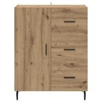 Casa si Gradina - Mobilier - Comode si corpuri - Comode - Bufet cu sertar Stejar Artizanal 69,5 x 34 x 90 cm - Infinity.ro