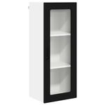 Casa si Gradina - Mobilier - Comode si corpuri - Corpuri bucatarie - Dulap suspendat de bucatarie cu raft Negru 40 x 31 x 100 cm - Infinity.ro