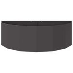 Casa si Gradina - Gradinarit si plante - Plante si ghivece - Ghivece si suporturi - Jardiniera Negru 120 x 60 x 35 cm Otel - Infinity.ro