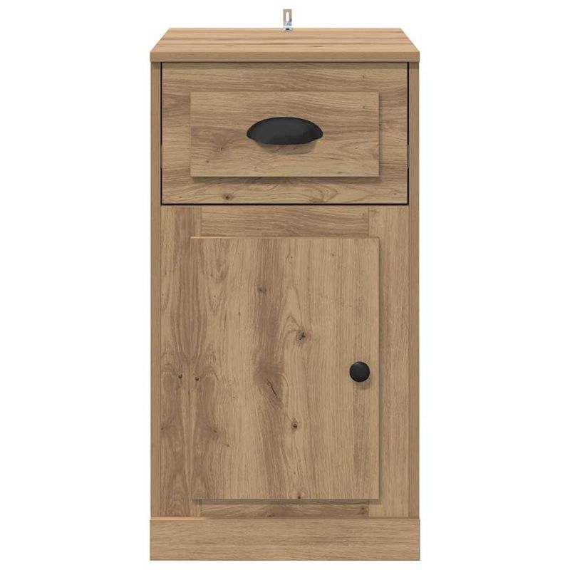 Casa si Gradina - Mobilier - Dulapuri si sifoniere - Dulapuri - Dulap lateral Stejar Artizanal 40 x 50 x 75 cm Lemn compozit - Infinity.ro
