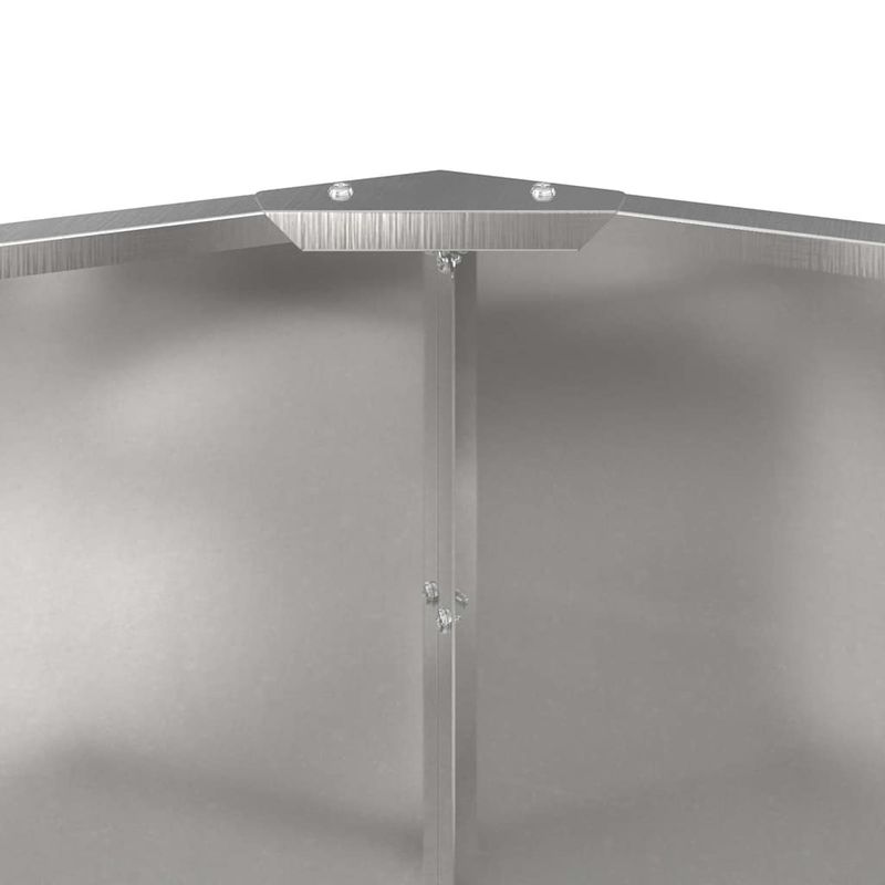 Casa si Gradina - Gradinarit si plante - Plante si ghivece - Ghivece si suporturi - Jardiniera Argintiu 120 x 120 x 50 cm Otel inoxidabil - Infinity.ro