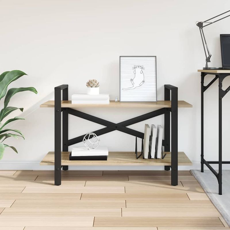 Casa si Gradina - Mobilier - Biblioteci si rafturi - Biblioteci - Raft pentru carti Stejar Sonoma 100 x 33,5 x 64 cm - Infinity.ro