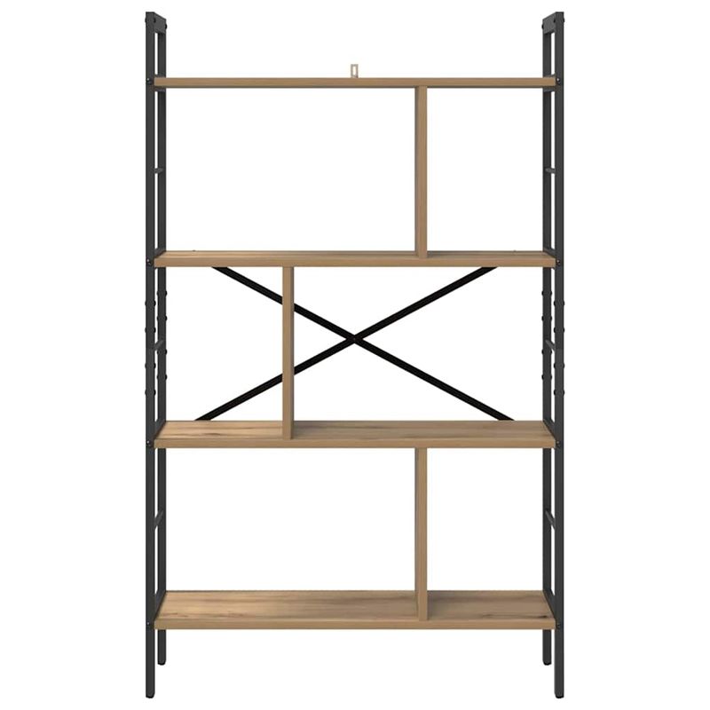 Casa si Gradina - Mobilier - Biblioteci si rafturi - Biblioteci - Raft pentru carti Stejar Artizanal 75 x 30 x 123,5 cm - Infinity.ro