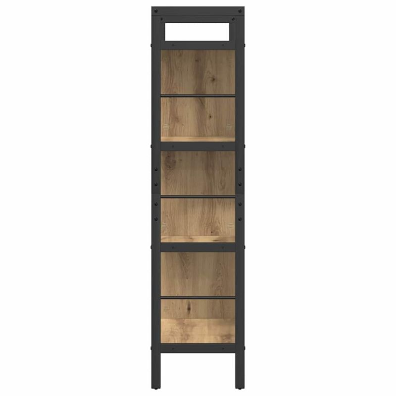 Casa si Gradina - Mobilier - Biblioteci si rafturi - Biblioteci - Raft pentru carti Stejar Artizanal 75 x 30 x 123,5 cm - Infinity.ro