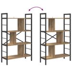 Casa si Gradina - Mobilier - Biblioteci si rafturi - Biblioteci - Raft pentru carti Stejar Artizanal 75 x 30 x 123,5 cm - Infinity.ro