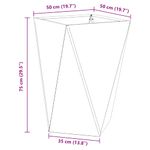 Casa si Gradina - Gradinarit si plante - Plante si ghivece - Ghivece si suporturi - Jardiniera 2 pcs Verde masliniu 50 x 50 x 75 cm Otel - Infinity.ro