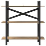 Casa si Gradina - Mobilier - Biblioteci si rafturi - Biblioteci - Raft pentru carti Stejar Artizanal 100 x 33,5 x 102 cm - Infinity.ro