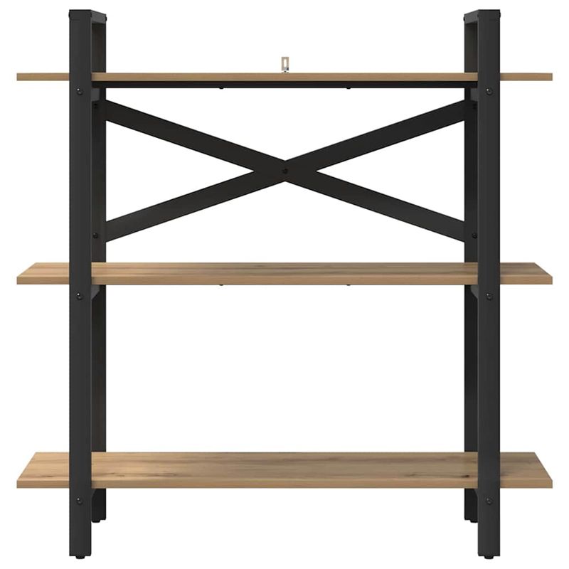 Casa si Gradina - Mobilier - Biblioteci si rafturi - Biblioteci - Raft pentru carti Stejar Artizanal 100 x 33,5 x 102 cm - Infinity.ro