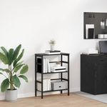 Casa si Gradina - Mobilier - Biblioteci si rafturi - Biblioteci - Raft pentru carti Stejar Negru 60 x 29,5 x 81 cm Lemn compozit - Infinity.ro
