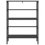 Casa si Gradina - Mobilier - Biblioteci si rafturi - Biblioteci - Raft pentru carti Stejar Negru 60 x 29,5 x 81 cm Lemn compozit - Infinity.ro