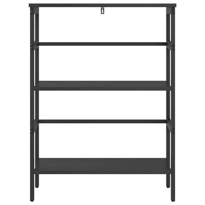 Casa si Gradina - Mobilier - Biblioteci si rafturi - Biblioteci - Raft pentru carti Stejar Negru 60 x 29,5 x 81 cm Lemn compozit - Infinity.ro