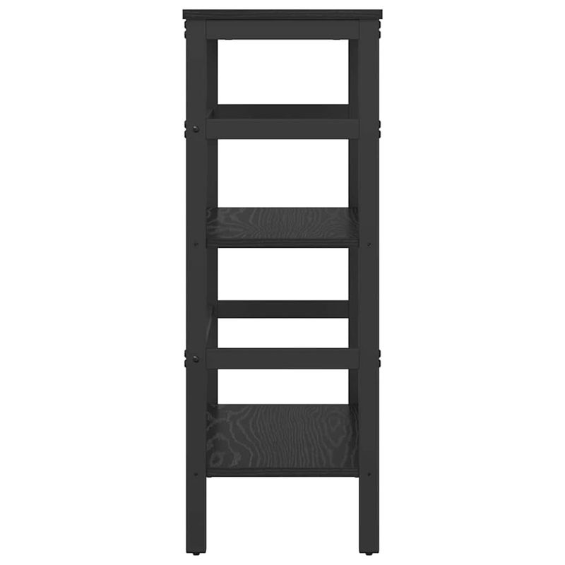 Casa si Gradina - Mobilier - Biblioteci si rafturi - Biblioteci - Raft pentru carti Stejar Negru 60 x 29,5 x 81 cm Lemn compozit - Infinity.ro