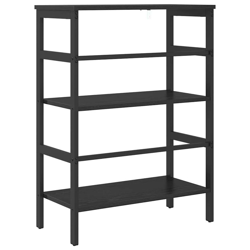 Casa si Gradina - Mobilier - Biblioteci si rafturi - Biblioteci - Raft pentru carti Stejar Negru 60 x 29,5 x 81 cm Lemn compozit - Infinity.ro