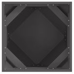 Casa si Gradina - Gradinarit si plante - Plante si ghivece - Ghivece si suporturi - Jardiniera Negru 50 x 50 x 50 cm Otel - Infinity.ro