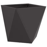 Casa si Gradina - Gradinarit si plante - Plante si ghivece - Ghivece si suporturi - Jardiniera 2 pcs Negru 40 x 40 x 40 cm Otel - Infinity.ro
