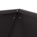 Casa si Gradina - Gradinarit si plante - Plante si ghivece - Ghivece si suporturi - Jardiniera 2 pcs Negru 40 x 40 x 40 cm Otel - Infinity.ro