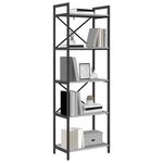 Casa si Gradina - Mobilier - Biblioteci si rafturi - Biblioteci - Raft pentru carti Gri Sonoma 56 x 34 x 171 cm Lemn compozit - Infinity.ro