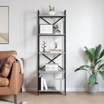 Casa si Gradina - Mobilier - Biblioteci si rafturi - Biblioteci - Raft pentru carti Gri Sonoma 56 x 34 x 171 cm Lemn compozit - Infinity.ro