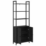 Casa si Gradina - Mobilier - Biblioteci si rafturi - Biblioteci - Dulap pentru carti Stejar Negru 60 x 24 x 161 cm Lemn compozit - Infinity.ro