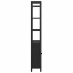 Casa si Gradina - Mobilier - Biblioteci si rafturi - Biblioteci - Dulap pentru carti Stejar Negru 60 x 24 x 161 cm Lemn compozit - Infinity.ro
